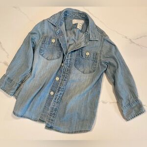 Crewcuts Chambray Toddler Shirt
